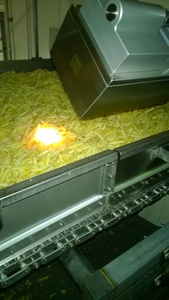 蔡司近紅外光譜儀安裝于馬鈴薯加工的過程分析。測量薯條的顏色、水分和酸價等。